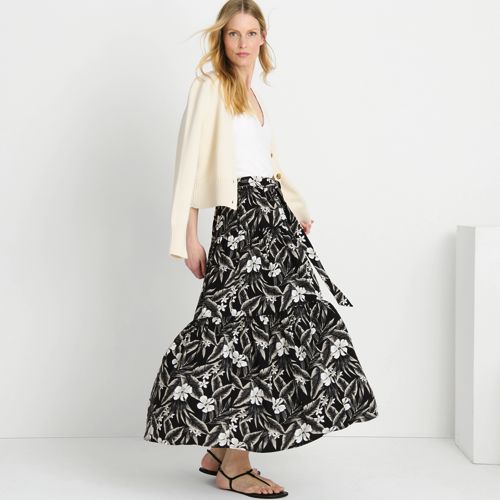 Women's Tiered Rayon Maxi Skirt, alternative image