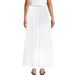 Women's Tiered Cross Texture Maxi Skirt, Back