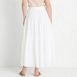 Women's Tiered Cross Texture Maxi Skirt, Back