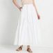 Women's Tiered Cross Texture Maxi Skirt, Front