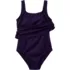 Women's Scoop Neck One Piece Fauxkini Swimsuit, alternative image