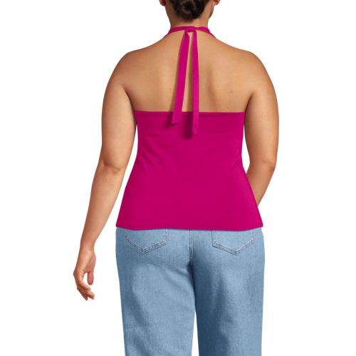 Women's Plus Size Slender Halter Top - image 3