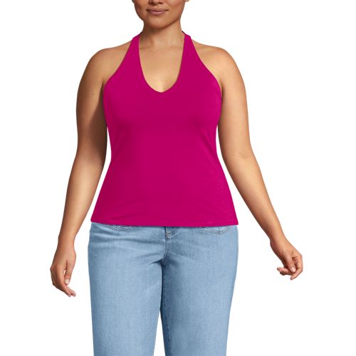 Women's Plus Size Slender Halter Top - image 2