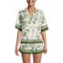 Women's Rayon Short Sleeve Camp Shirt, Front