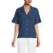 Women's Rayon Short Sleeve Camp Shirt, Front