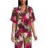 Women's Rayon Short Sleeve Camp Shirt, Front