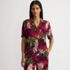 Women's Rayon Short Sleeve Camp Shirt, Front
