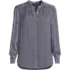 Women's Banded Collar Button Front Shirt, Front