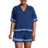 Women's Plus Size Rayon Short Sleeve Camp Shirt, Front