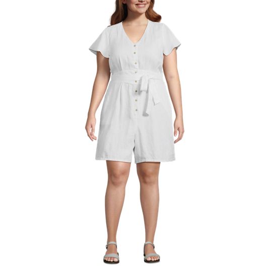Plus Size Linen Dress | Lands' End