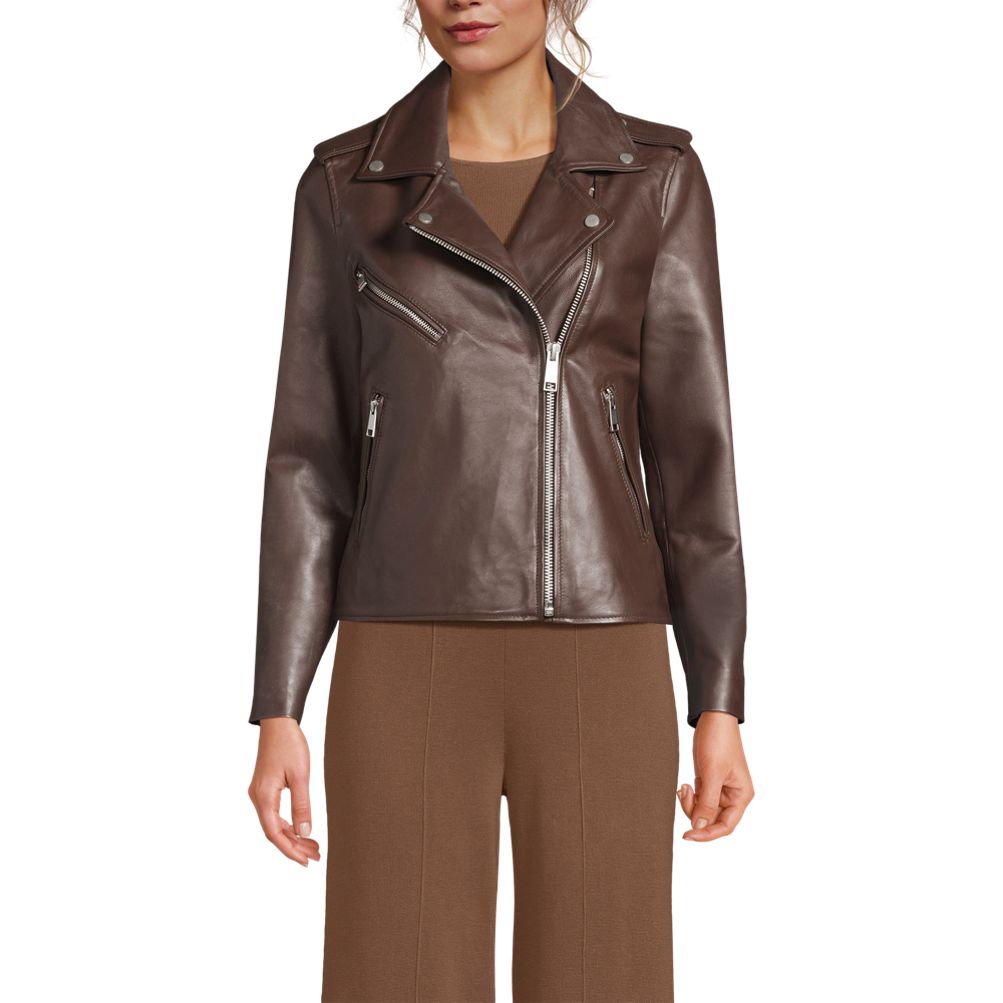 Women's Leather Jacket | Lands' End
