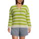 Women's Plus Size Boucle Nautical Sweater, Front