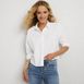 Women's Cotton Cropped Long Sleeve Shirt, alternative image