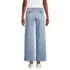 Women's Mid Rise Denim Wide Leg Ankle Jeans, Back