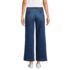 Women's Petite Mid Rise Denim Wide Leg Ankle Jeans, Back
