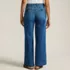 Women's Mid Rise Denim Wide Leg Ankle Jeans, Back