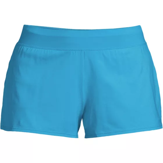 Women's Chlorine Resistant Smoothing Control Curvy 3" Swim Shorts - primary