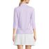 Women's 3/4 Sleeve Active Polo Shirt, Back