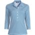 Women's Plus Size 3/4 Sleeve Active Polo Shirt, Front