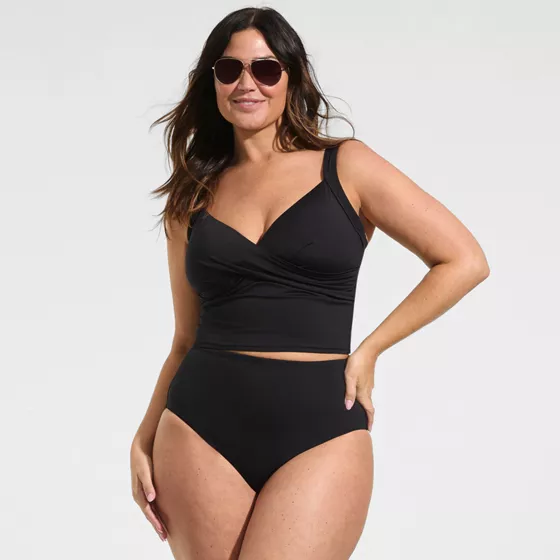 Women's Cheeky High Waisted Bikini Bottoms - primary