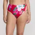 Women's Plus Size Cheeky High Waisted Bikini Bottoms, Front