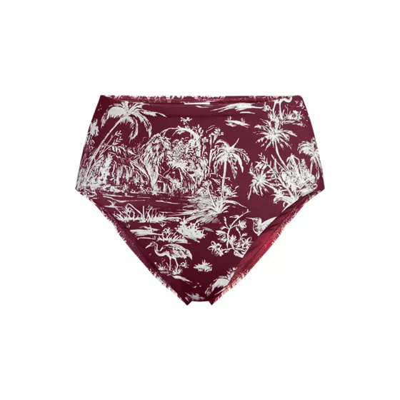 Women's Cheeky High Waisted Bikini Bottoms - primary