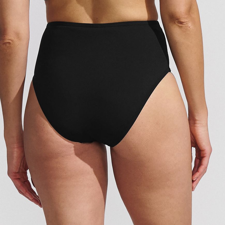 Women's Chlorine Resistant Smoothing Control High Waisted Bikini Bottoms