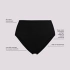 Women's Chlorine Resistant Smoothing Control High Waisted Bikini Bottoms