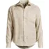 Men's Long Sleeve Linen Shirt, Front