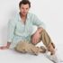 Men's Long Sleeve Linen Shirt, alternative image