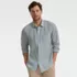 Men's Long Sleeve Linen Shirt, alternative image