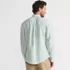 Men's Long Sleeve Linen Shirt, Back