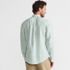 Men's Long Sleeve Linen Shirt, Back