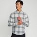 Men's Long Sleeve Traditional Fit Linen Shirt, Front