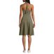 Women's Halter Knee Length Dress, Back