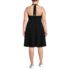 Women's Plus Size Halter Knee Length Dress, Back