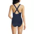 Women's Tugless Shine X-Back One Piece Swimsuit, Back