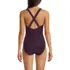 Women's Tugless Shine X-Back One Piece Swimsuit, Back