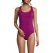 Women's Tugless Shine X-Back One Piece Swimsuit, Front