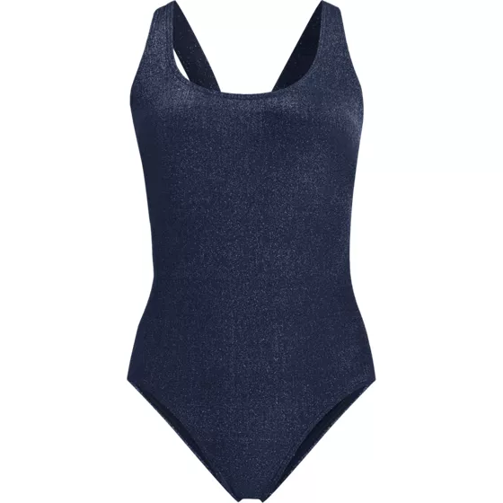Women's Tugless Shine X-Back One Piece Swimsuit - primary