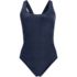 Women's Tugless Shine X-Back One Piece Swimsuit, Front