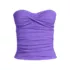 Women's Bandeau Tankini Swimsuit Top, Front