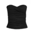 Women's D-Cup Bandeau Tankini Swimsuit Top, Front