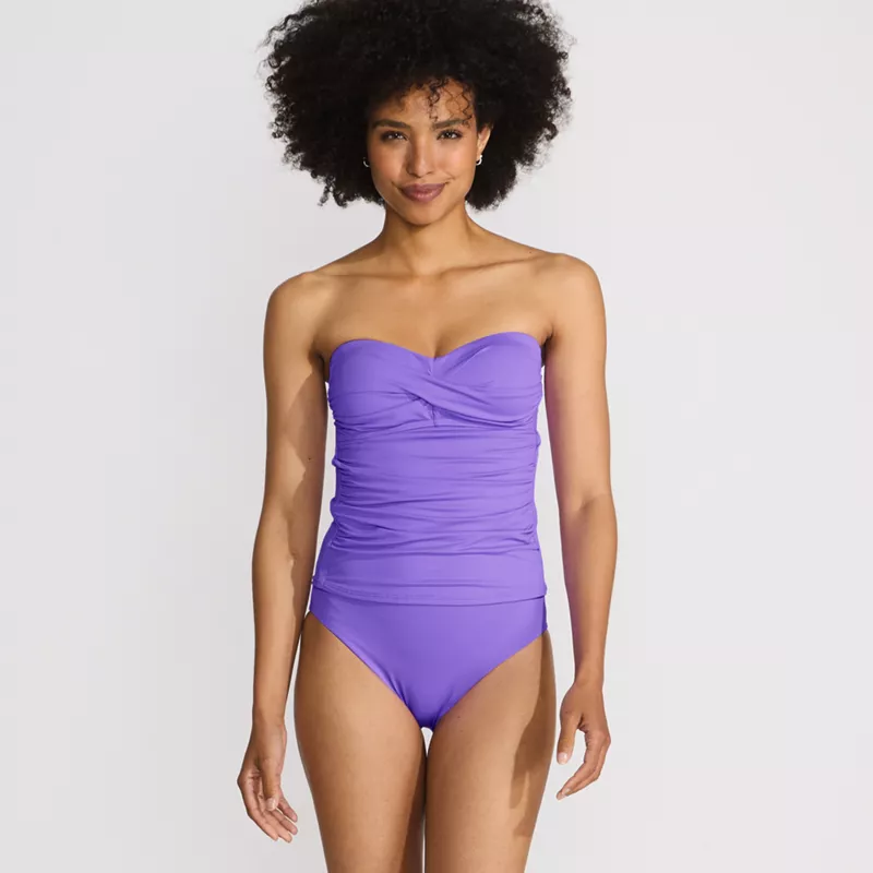Women's Bandeau Tankini Swimsuit Top, alternative image