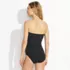 Women's D-Cup Bandeau Tankini Swimsuit Top, Back