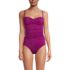 Women's Shine Wrap Bandeau Tankini Swimsuit Top, alternative image