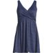 Women's Slender Suit Shine Wrap Swim Dress Swimsuit, Front