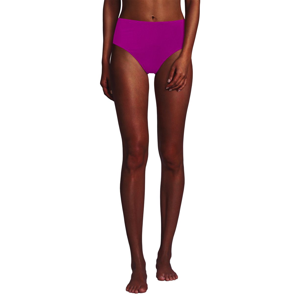 Women's Chlorine Resistant Mid Rise Classic Bikini Bottoms