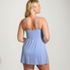 Women's Plus Size SlenderSuit Shine Wrap Swim Dress Swimsuit, Back