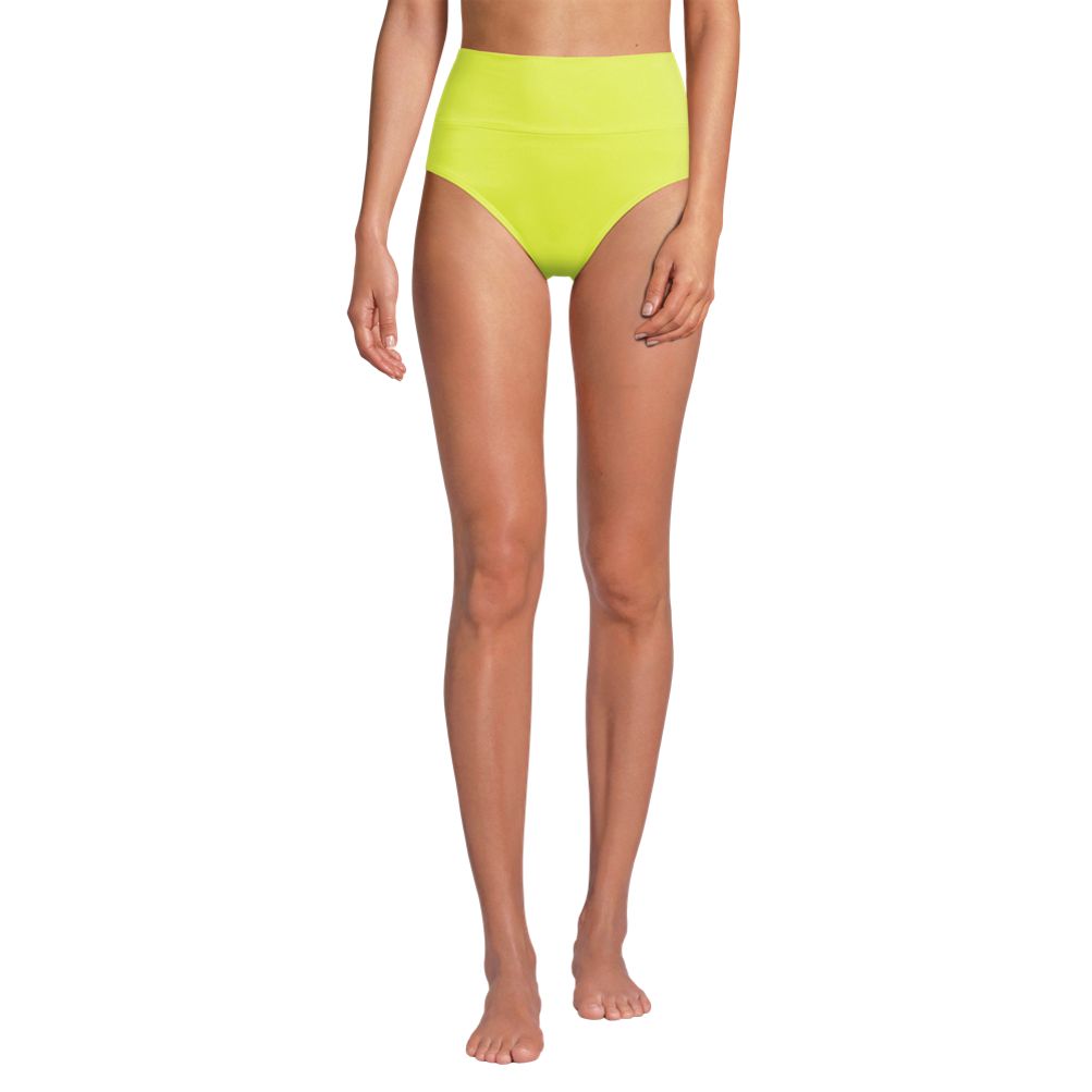 Women s Pinchless High Waisted Bikini Bottoms Lands End